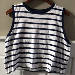 Striped crop top